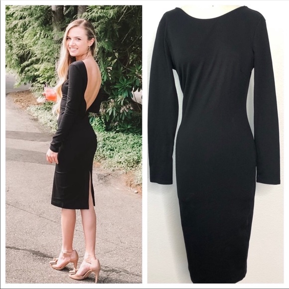 Lulus Va Va Voom Black Backless Mini 